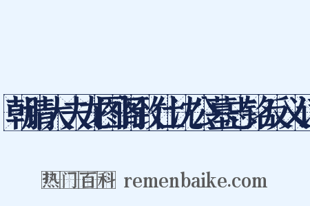 朝请大夫龙图阁致仕沈公墓志铭反义词是什么意思的图片